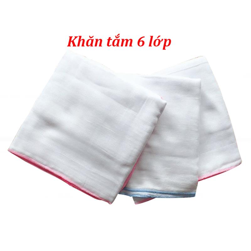 Bán buôn Khăn tắm trắng 6 lớp cho bé giá sỉ ( SLL ib zalo) - tongkhothienan.com