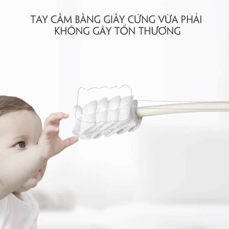 Bán buôn Que rơ lưỡi cho bé Babuu hộp 30 chiếc giá sỉ ( SLL ib zalo) - tongkhothienan.com
