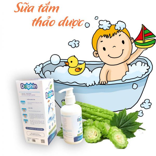 Bán buôn Sữa tắm thảo dược cho bé Dolphin giá sỉ ( SLL ib zalo) - tongkhothienan.com