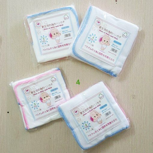 Bán buôn Khăn xô sữa trắng 4 lớp(gói 10 khăn) giá sỉ ( SLL ib zalo)-00693