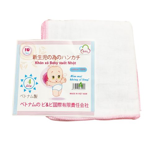 Bán buôn Khăn xô sữa trắng 4 lớp(gói 10 khăn) giá sỉ ( SLL ib zalo)-00693