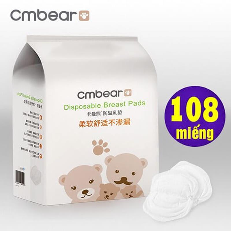 Bán buôn Miếng lót thấm sữa Cm Bear hộp 108 miếng giá sỉ - tongkhothienan.com