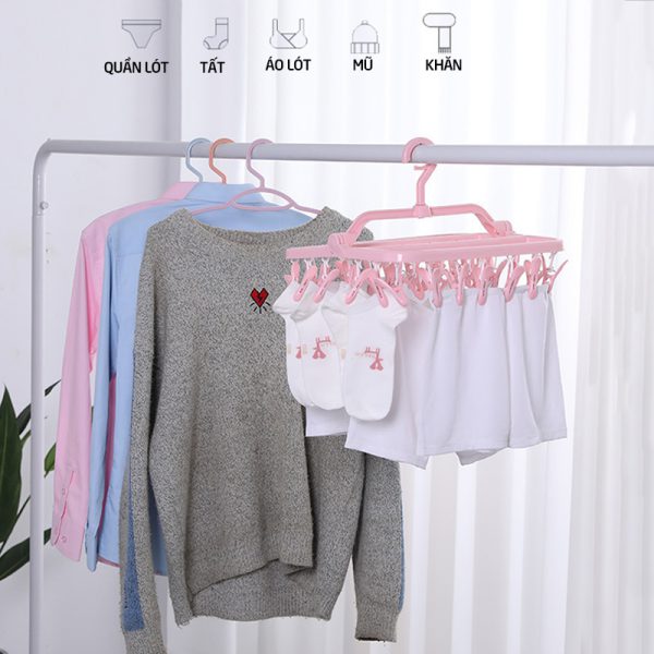 Bán buôn Giá móc treo quần áo cho bé 32 móc giá sỉ ( SLL ib zalo) - tongkhothienan.com