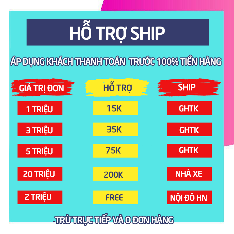 Khuyến mãi hỗ trợ phí ship - tongkhothienan.com