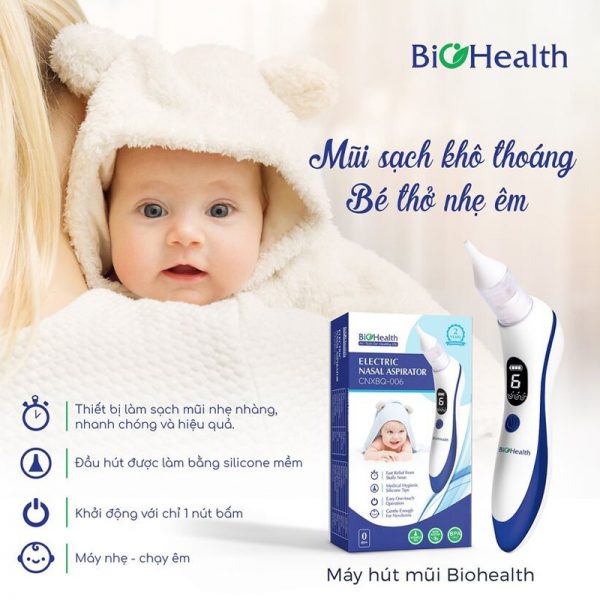Máy hút mũi cho bé Bio Health - tongkhothienan.com
