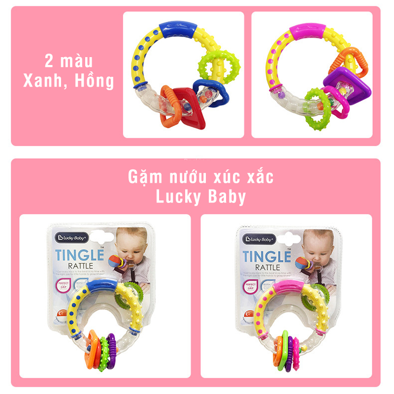 Gặm nướu vòng tay xúc xắc đồ chơi Lucky Baby Singapore - tongkhothienan.com