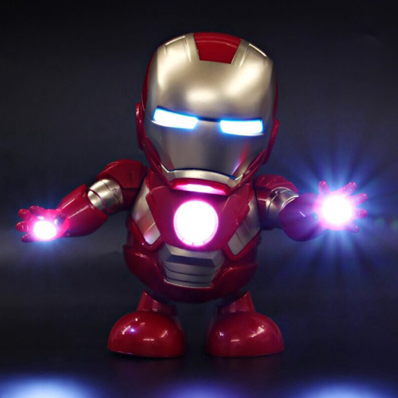 Đồ chơi Iron man nhảy múa có đèn - tongkhothienan.com