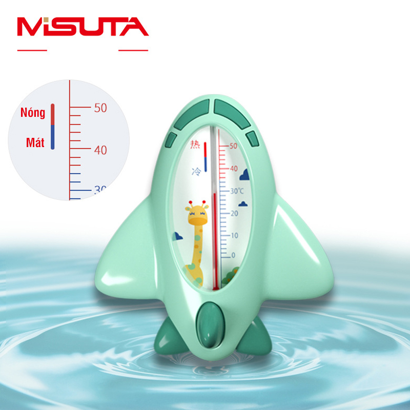 Nhiệt kế đo nước tắm cho bé hình máy bay Misuta - tongkhothienan.com
