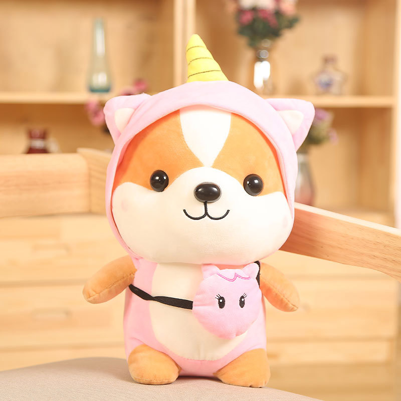 Đồ chơi cho bé chó bông shiba cosplay cute - tongkhothienan.com