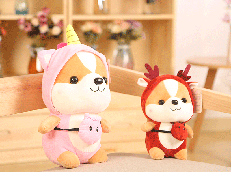 Đồ chơi cho bé chó bông shiba cosplay cute - tongkhothienan.com
