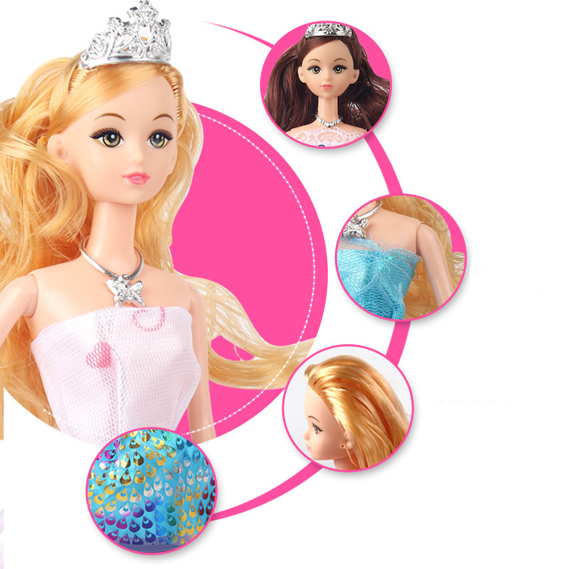 Bộ đồ chơi búp bê nữ hoàng cho bé gái - tongkhothienan.com