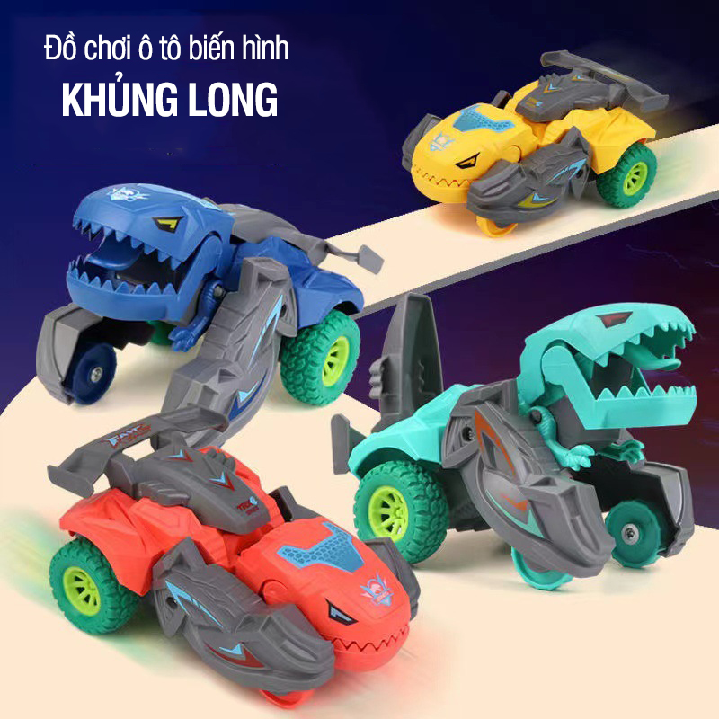 Đồ chơi ô tô biến hình khủng long ( SLL ib zalo) - tongkhothienan.com