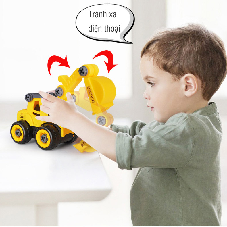 Bộ đồ chơi lắp ráp ô tô cho bé ( túi 4 chiếc) ( SLL ib zalo) - tongkhothienan.com