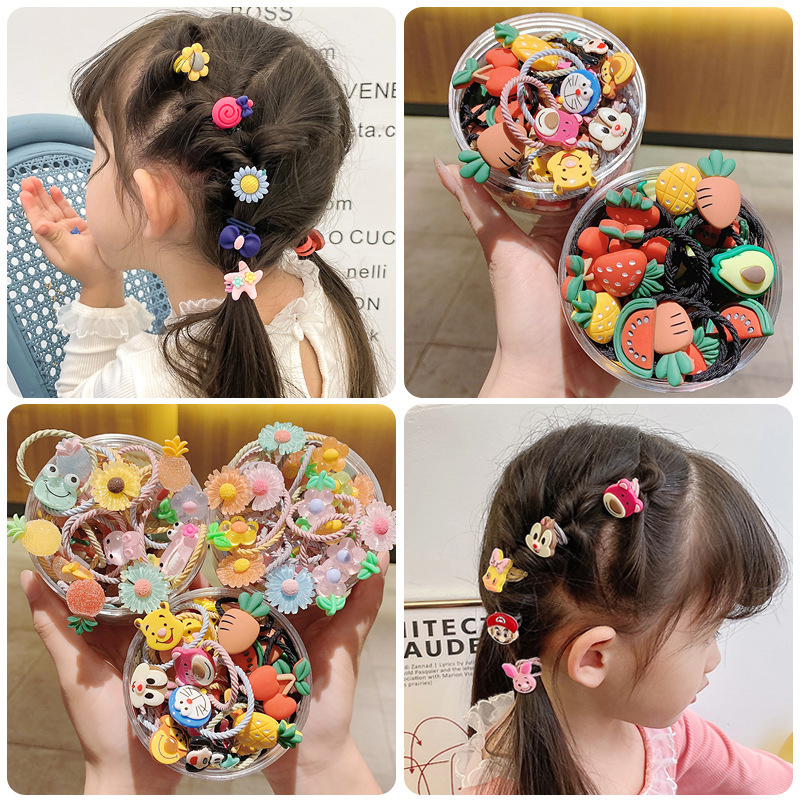 Hộp dây chun buộc tóc bé gái Hàn quốc ( SLL ib Zalo)- 455427 - tongkhothienan.com