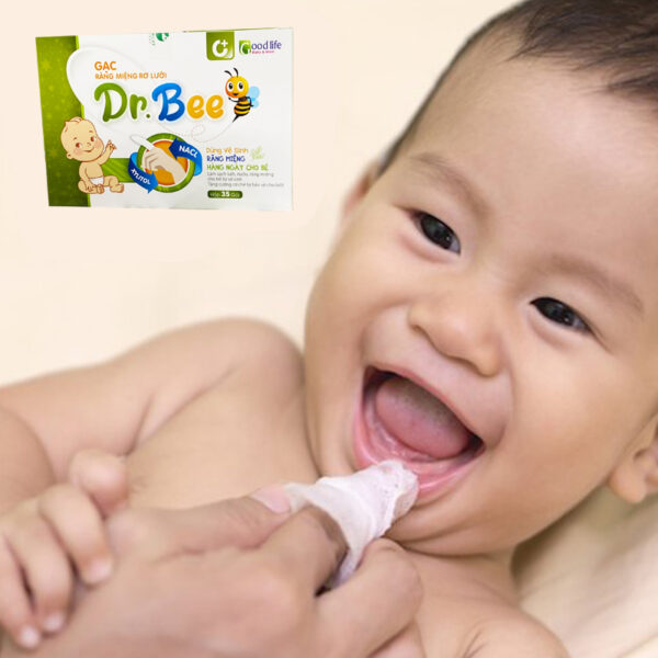 Bán buôn Gạc răng miệng Dr Bee vệ sinh miệng rơ lưỡi cho bé giá sỉ ( SLL ib zalo) - tongkhothienan.com