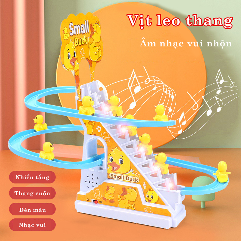 Bộ đồ chơi vịt leo cầu thang cho bé( sỉ SLL ib Zalo) - tongkhothienan.com