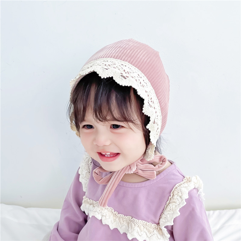 Mũ cho bé gái ren công chúa - tongkhothienan.com