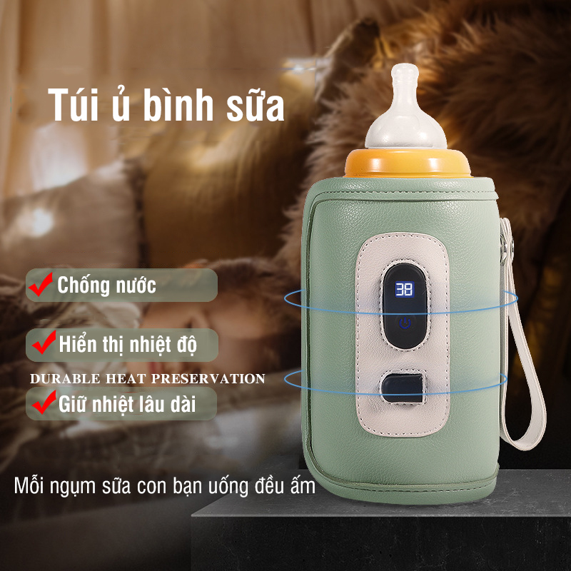 Túi ủ bình sữa 3 chế độ chỉnh nhiệt - tongkhothienan.com