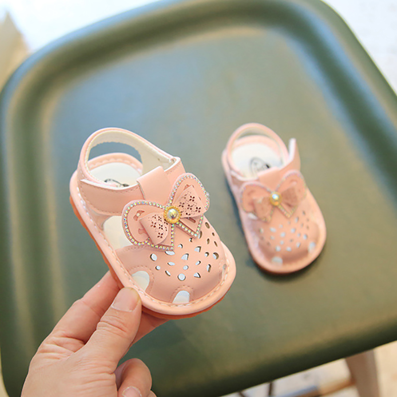 Dép sandal cho bé nơ size 15-19 - tongkhothienan.com