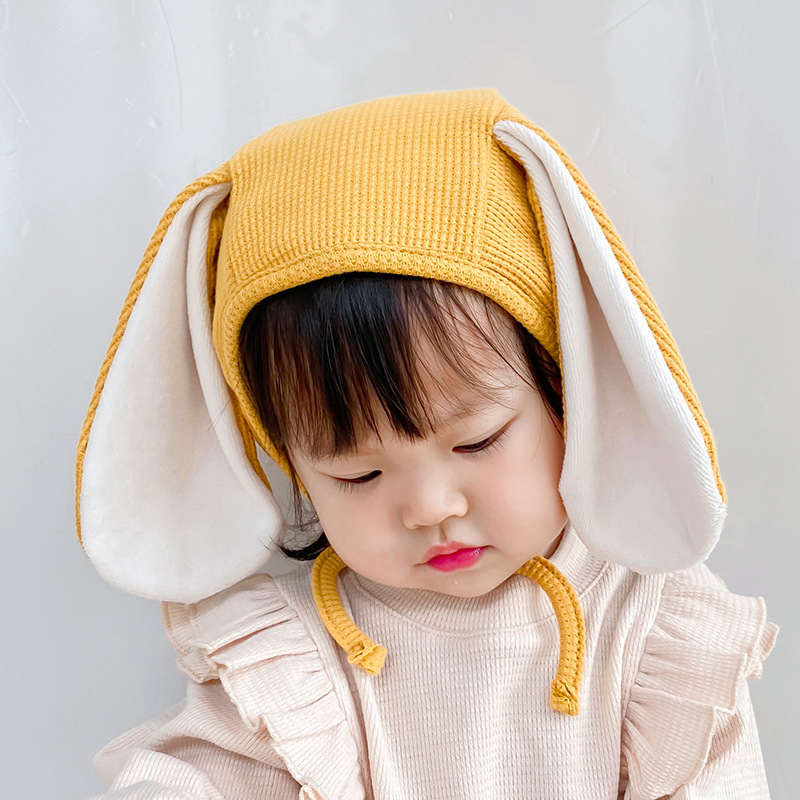 Mũ thu đông cho bé thỏ tai dài - tongkhothienan.com
