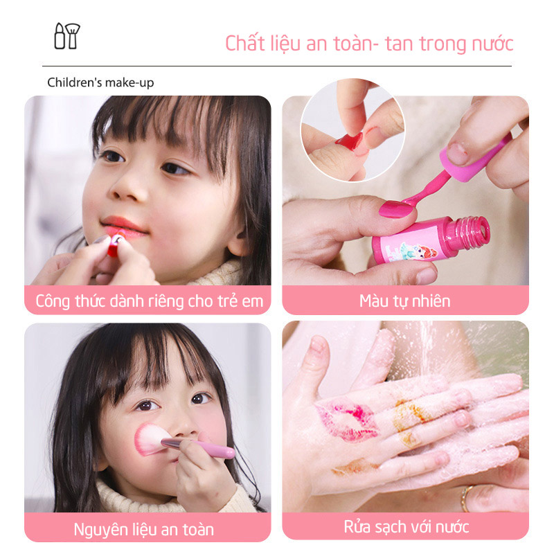 Bộ trang điểm makeup cho bé xe bí ngô - tongkhothienan.com