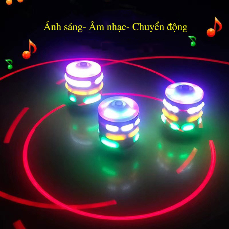 Đồ chơi con quay UFO có đèn phát nhạc - tongkhothienan.com
