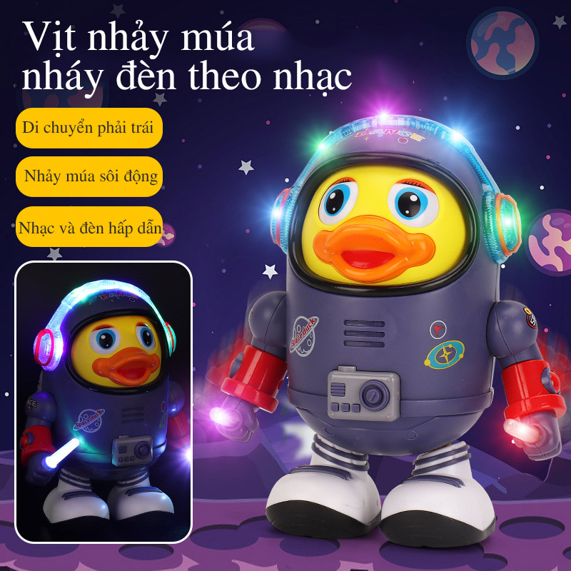 Đồ chơi trẻ em vịt phi hành gia nhảy múa Space Duck - tongkhothienan.com