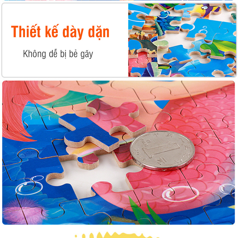Bán buôn đồ chơi trẻ em tranh ghép hình gỗ 60 mảnh ( SLL ib zalo) - tongkhothienan.com