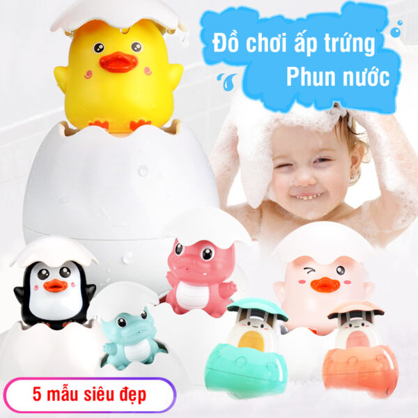 Đồ chơi nhà tắm trứng tự nở phun nước- 55690 - tongkhothienan.com