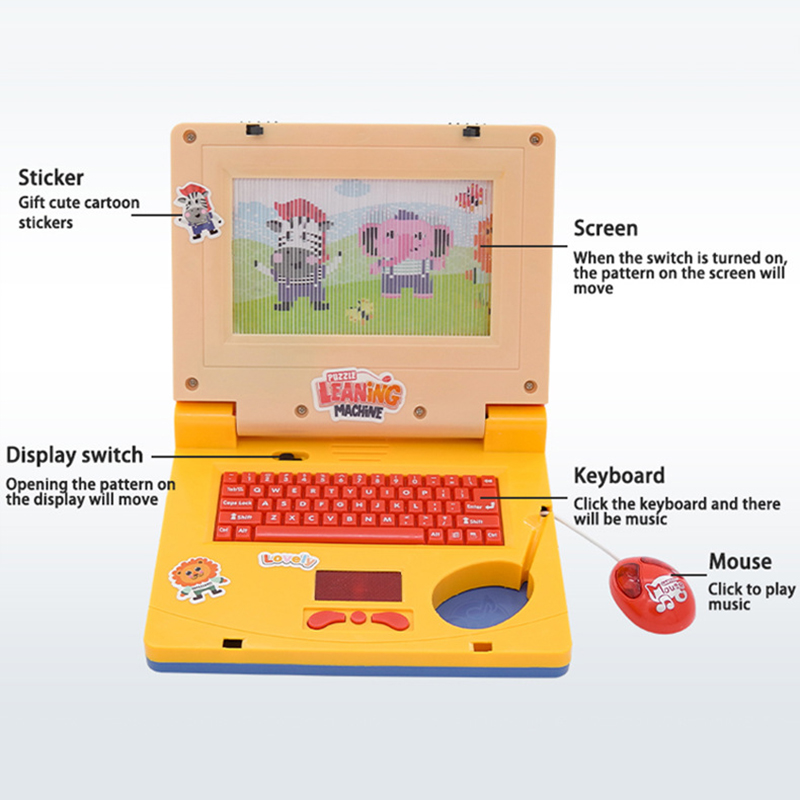 Đồ chơi trẻ em máy tính xách tay laptop đồ chơi cho bé - tongkhothienan.com