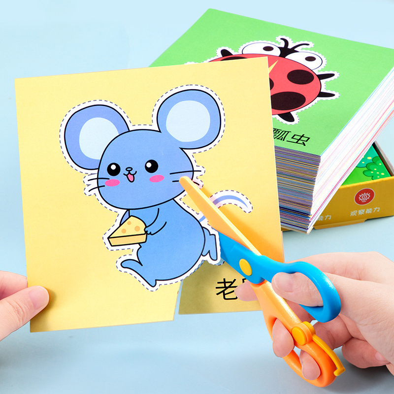 Bán buôn sỉ đồ chơi cắt giấy 200 chủ đề cho trẻ em từ 2 tuổi - tongkhothienan.com