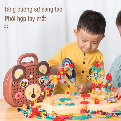 Đồ chơi lắp ráp bé tập làm kỹ sư 260pcs
