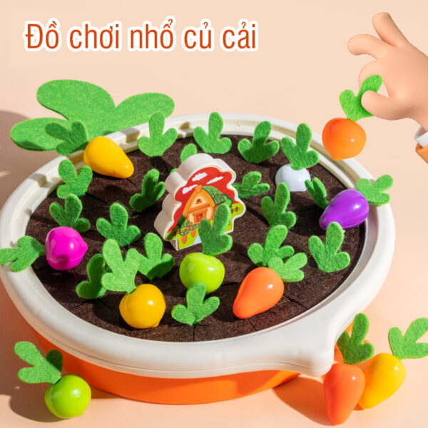 Đồ chơi nhổ cà rốt tăng vận động tinh ở trẻ 3-12 tháng - tongkhothienan.com