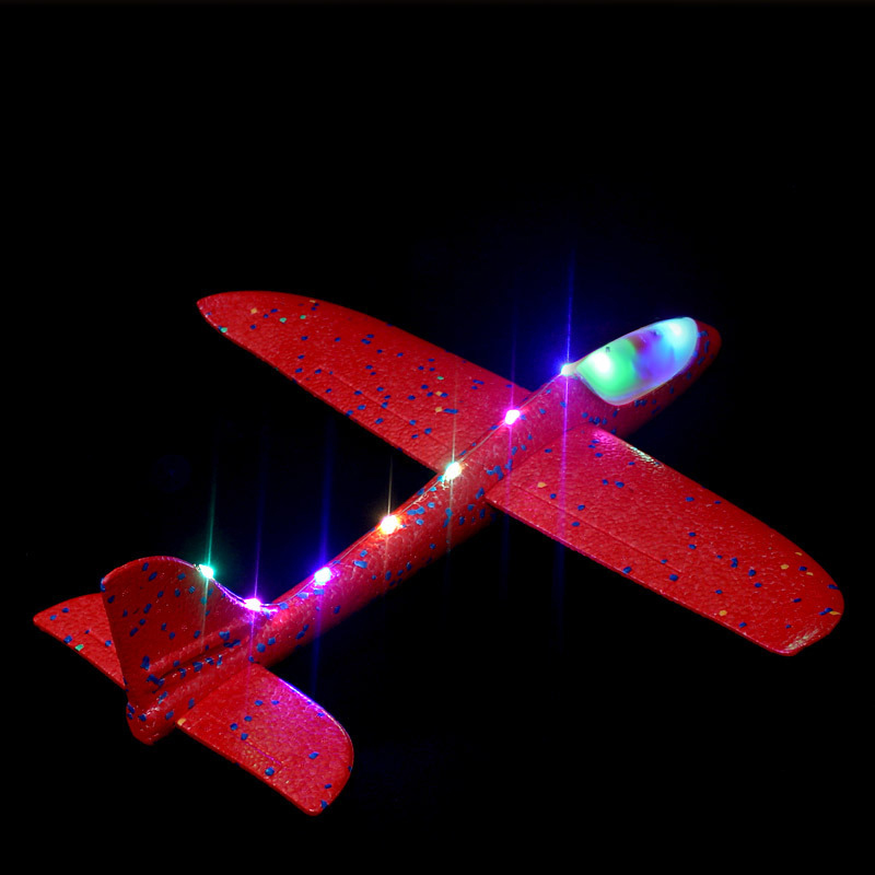 Đồ chơi ném máy bay xốp có đèn led - tongkhothienan.com