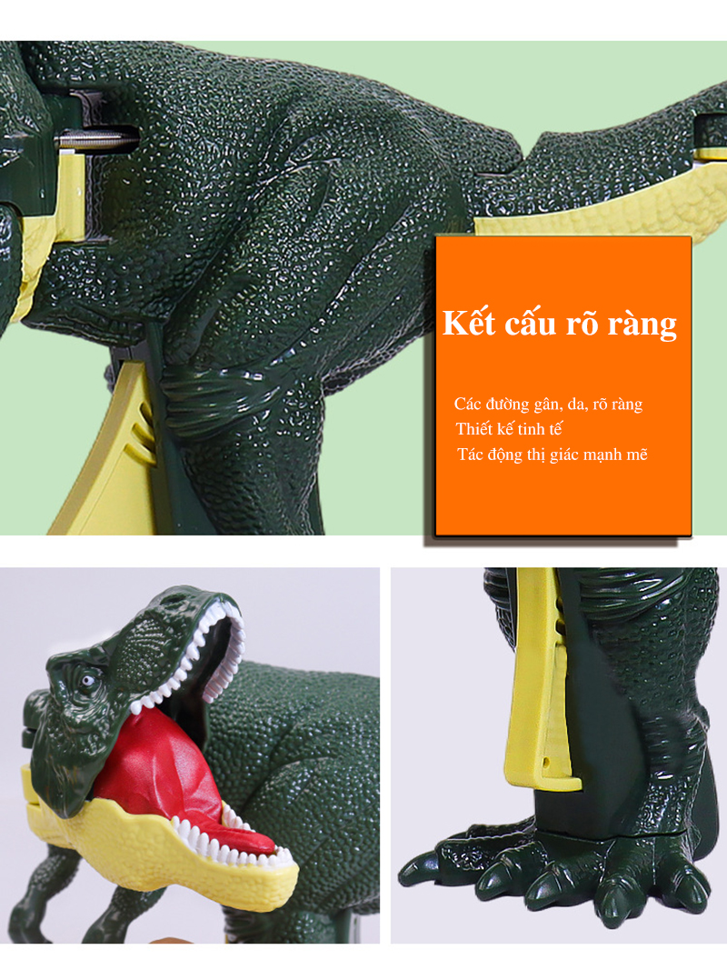 Bán buôn sỉ đồ chơi trẻ em khủng long lắc đầu có âm thanh và phát sáng - tongkhothienan.com