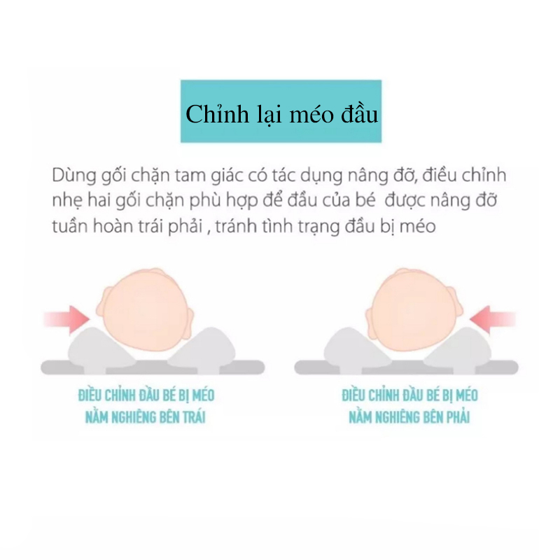 Bán buôn sỉ gối chặn định hình chống méo đầu cho trẻ sơ sinh - tongkhothienan.com