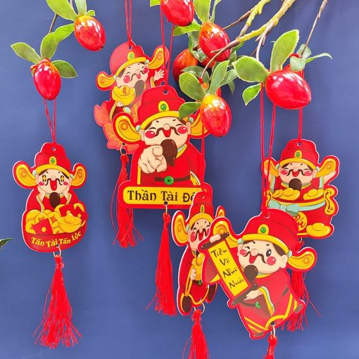 Bán buôn sỉ túi 6 dây treo trang trí cây đào quất tết- 55847