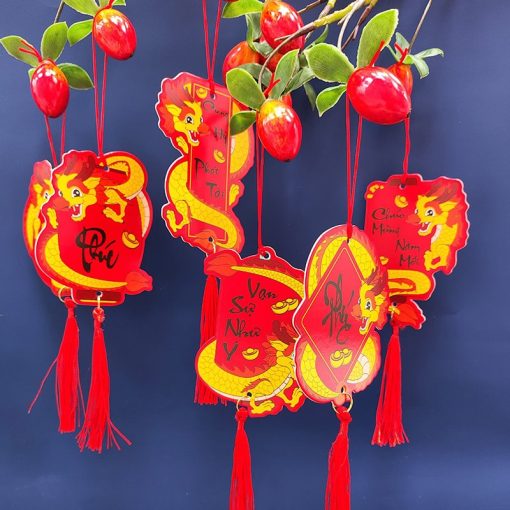 Bán buôn sỉ túi 6 dây treo trang trí cây đào quất tết- 55847