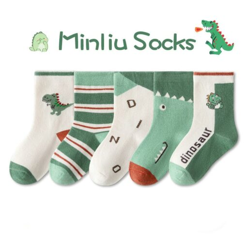 Bán buôn sỉ sét 5 đôi tất cho bé Minliu sock ( SLL ib zalo)- 55820 - tongkhothienan.com