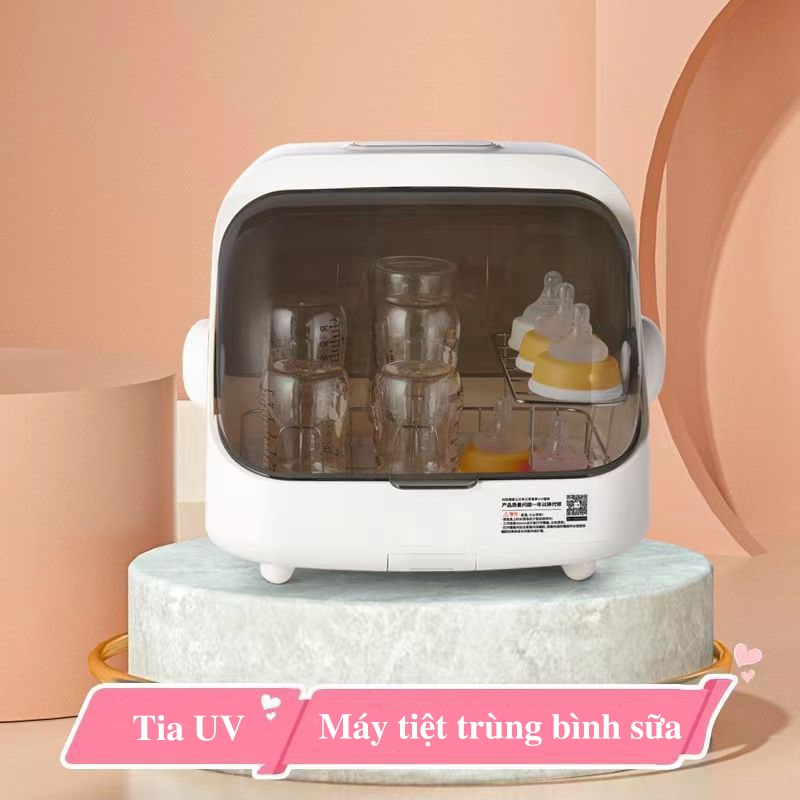 Máy tiệt trùng và sấy khô bình sữa UV dung tích lớn( 6 bình 1 lúc) - tongkhothienan.com