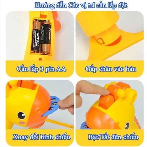 Bàn vẽ đèn chiếu hình hươu HD011