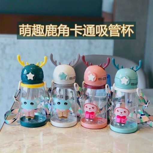 Bình nước hình hươu 600ml THG038 - thùng 80 bình