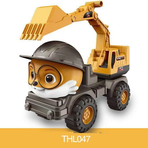 Tên sản phẩm Xe hoạt hình sóc công trình THL047 thùng 72 bộ