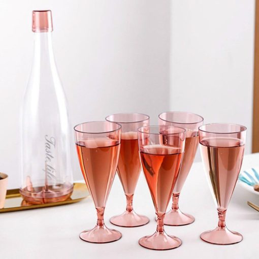 Set bình ly nhựa xếp gọn du lịch TMG050 thùng 48 set