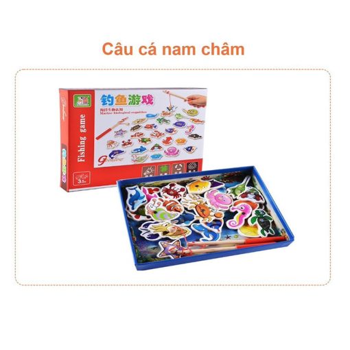 Câu cá nam châm KTD104 thùng 48 bộ