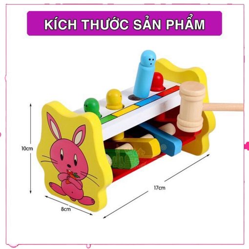 Đập Chuột Gỗ Thỏ KTD034 thùng 64 bộ