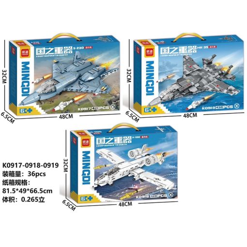 Lego máy bay chiến đấu KTD148 thùng 48 bộ