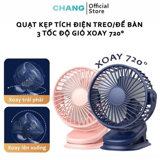 Quạt Kẹp xoay 720 độ KTD016 thùng 120 chiếc