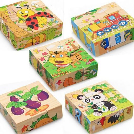 Tranh Ghép Gỗ 6 Mặt KTD168 thùng 120 bộ