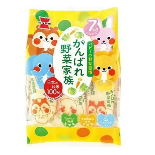 Bánh gạo Iwasuka seika (kazoku) vị rau củ 51g AD2148 thùng 6 gói